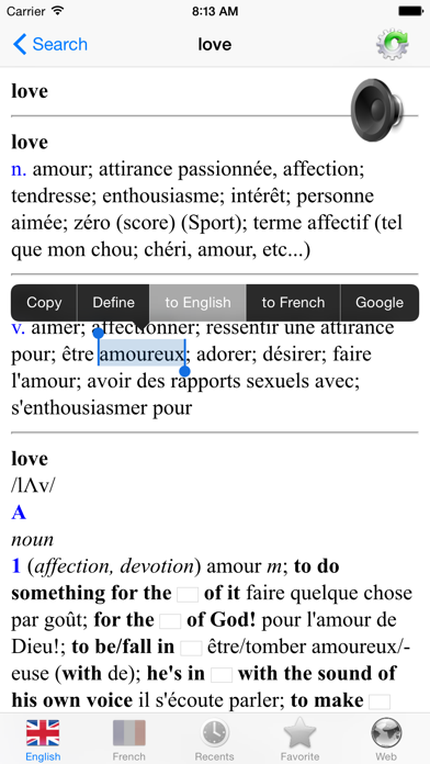 French English best dictionary pronunciationのおすすめ画像2