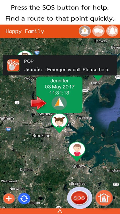 POP : Family Locator & Safety