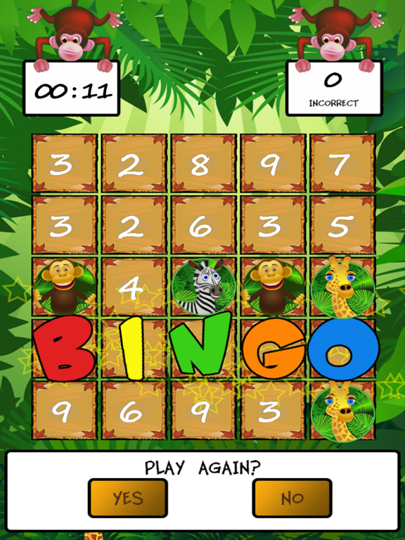 Screenshot #6 pour Jungle Math Bingo
