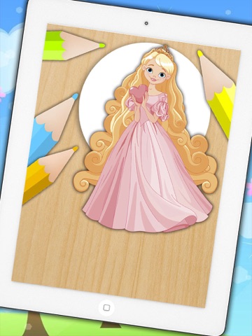 Screenshot #5 pour Peinture Rapunzel - princesses coloration jeu