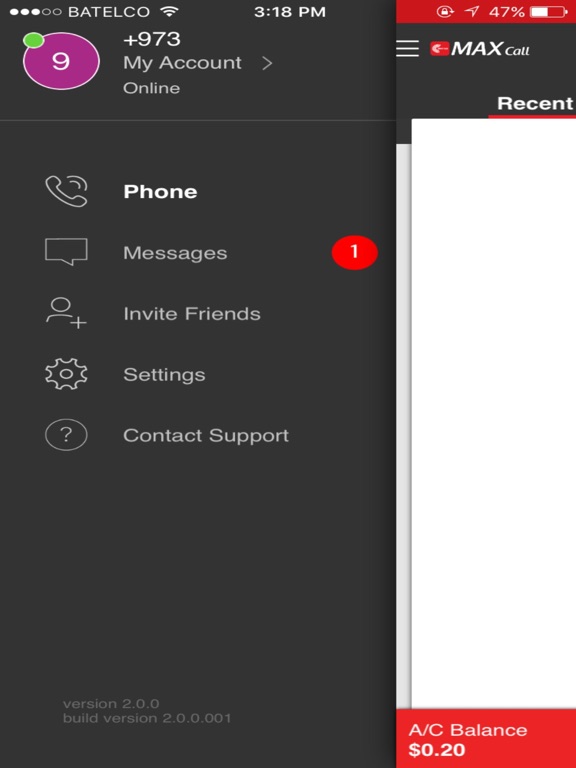 Screenshot #6 pour MaxCall App