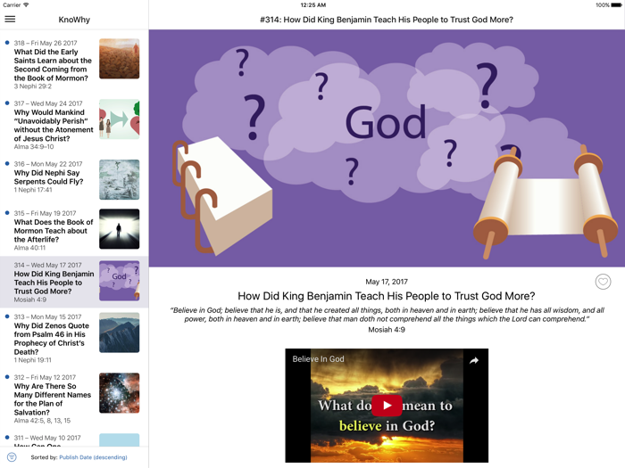 KnoWhy Book of Mormon Central