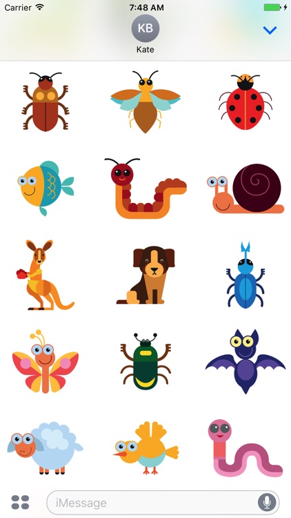 Cartoon Animals Stickers