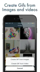 123Gif - Simple Gif Making screenshot #1 for iPhone