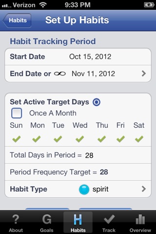 The Habit Factor® Lite screenshot 2