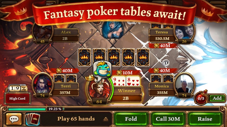 Scatter HoldEm Poker - Texas Online Poker Game