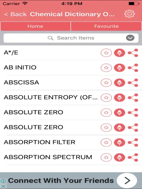 Chemical Dictionary - Terms Definitions