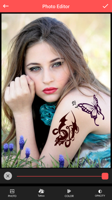 Screenshot #3 pour Tattoo Photo Editor -Tattoo Camera stickers