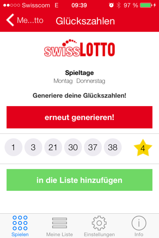 Lotto-Fortuna screenshot 2