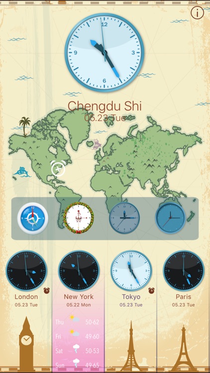 World Clock HD for Time Zones screenshot-3