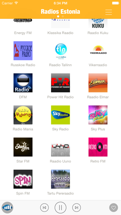 Screenshot #2 pour Radio Estonia FM (Eesti Radios Raadio Stream AM)