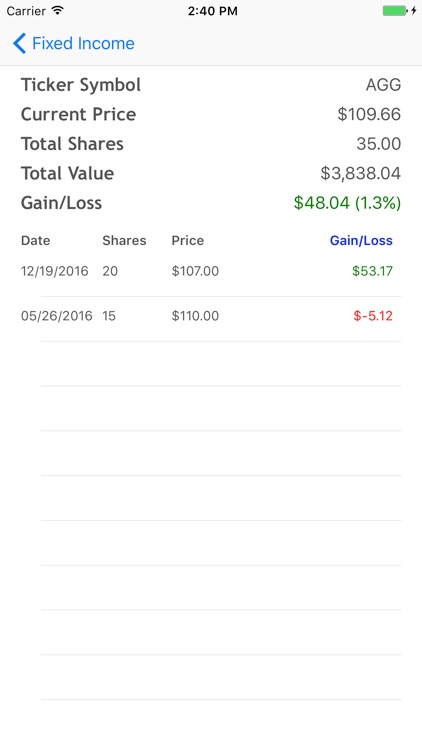 Portfolio Asset Tracker