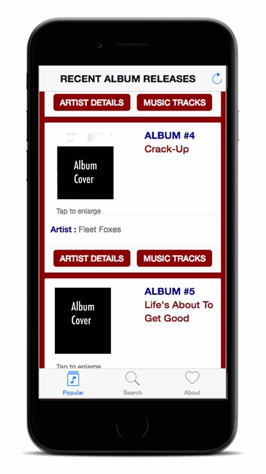 #1. My Music and Song Samples Database (iOS) Podle: Kok Leong Tan