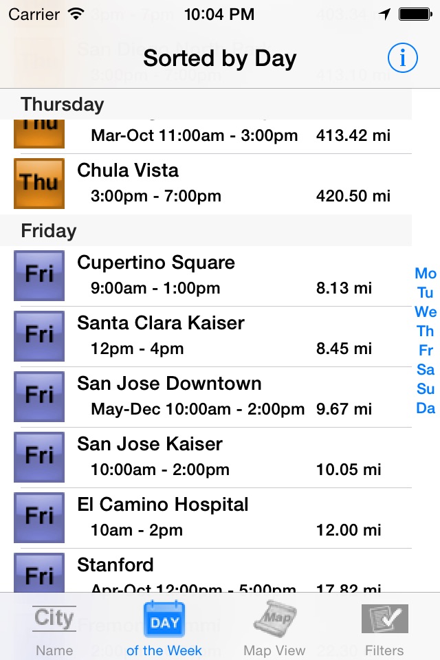 California Farmers' Market Finder screenshot 4