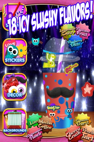 Frozen Icy Slushy Maker - Ice Dessert Candy Game screenshot 2