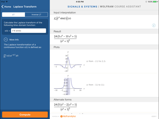 Screenshot #5 pour Wolfram Signals & Systems Course Assistant