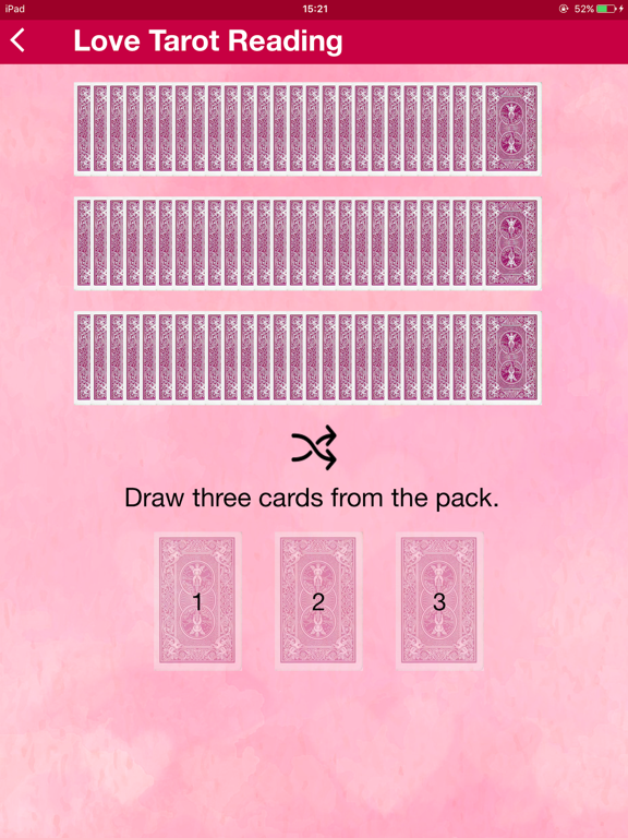 Screenshot #2 for Love Tarot Card Reading - True
