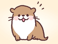 cute little otter