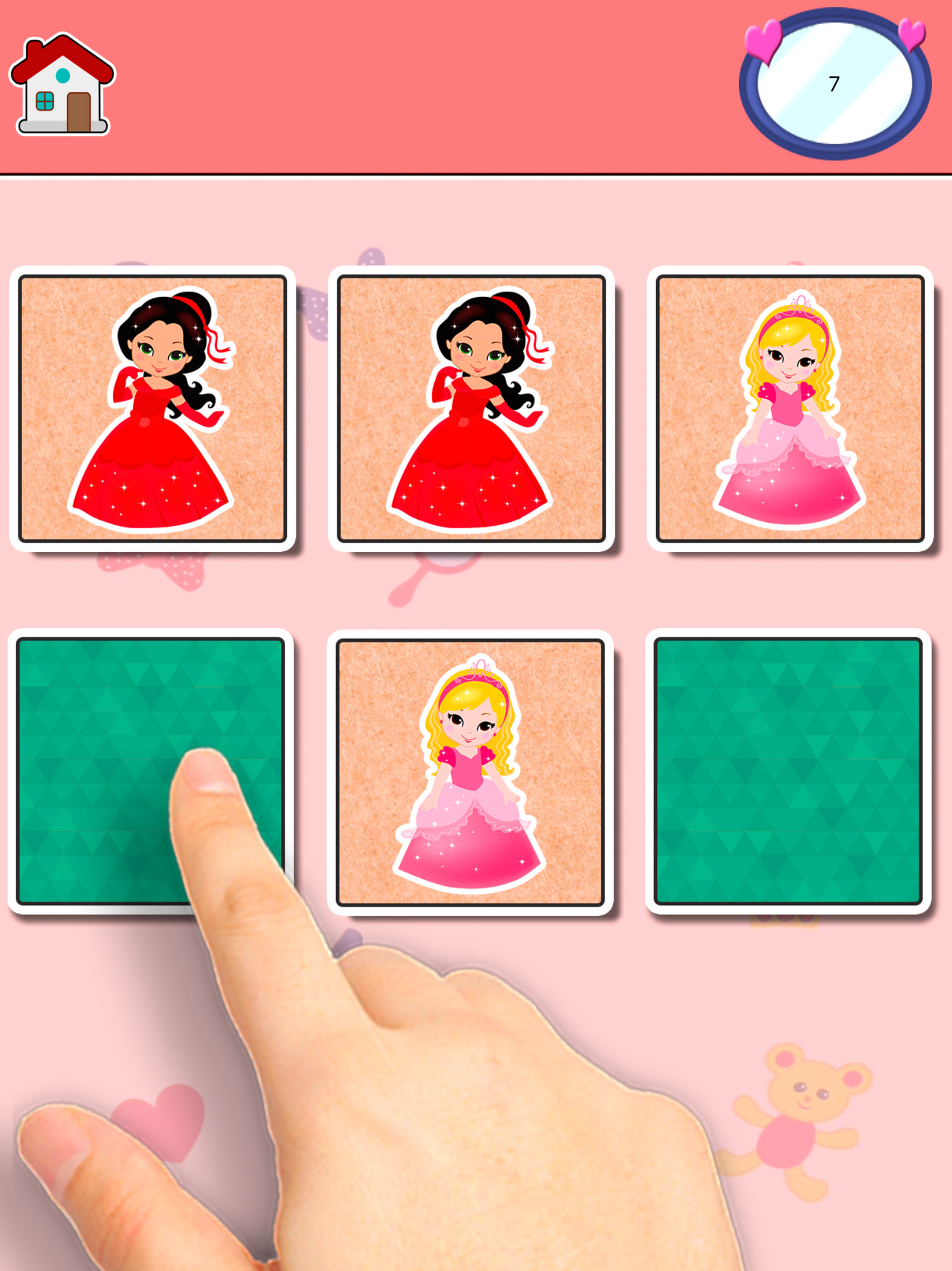 Princesses Find the Pairs Learning Game for 3 – 5 screenshot 7