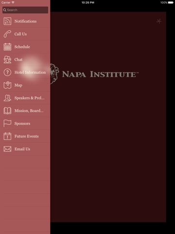 The Napa Institute screenshot 2