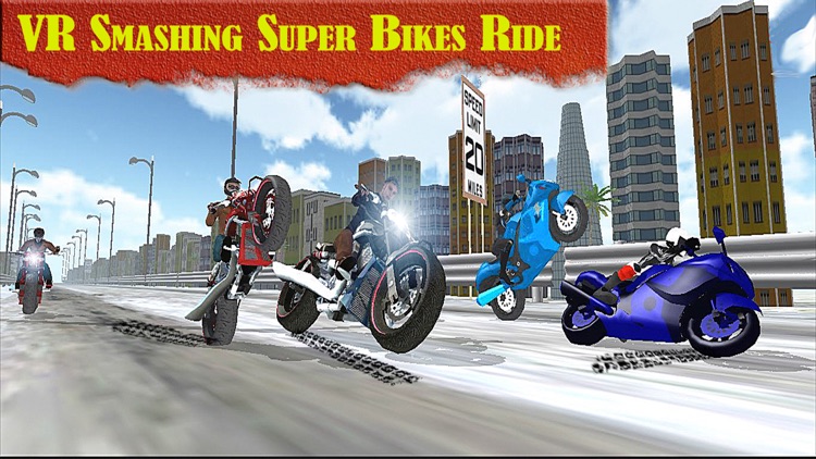 VR Heavy Bike Racer: Real Snow Highway Driver screenshot-3
