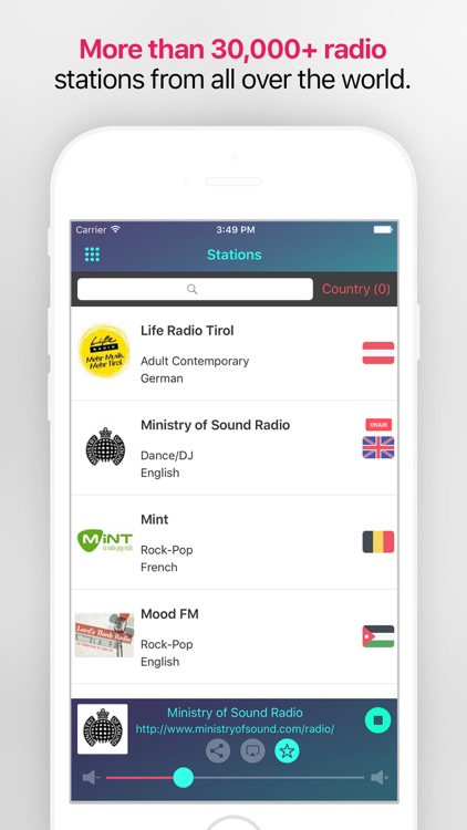 Play Radio Global. Collection of the best radio