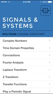 wolfram signals & systems course assistant iphone screenshot 1