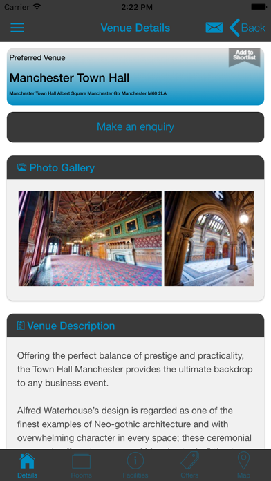 Screenshot 3 of FMAC Venue Finder App