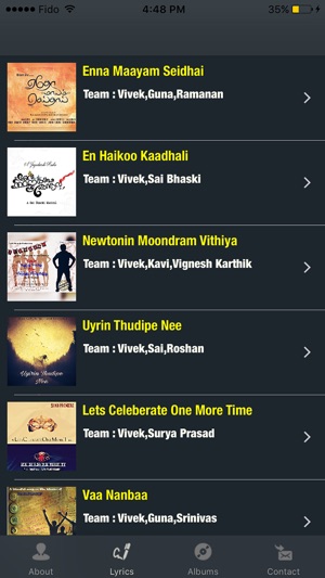 Vivek Lyricals(圖2)-速報App