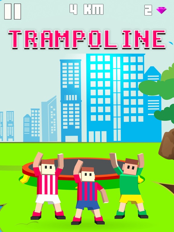 Screenshot #4 pour Trampoline Men - (Stickman 3D)
