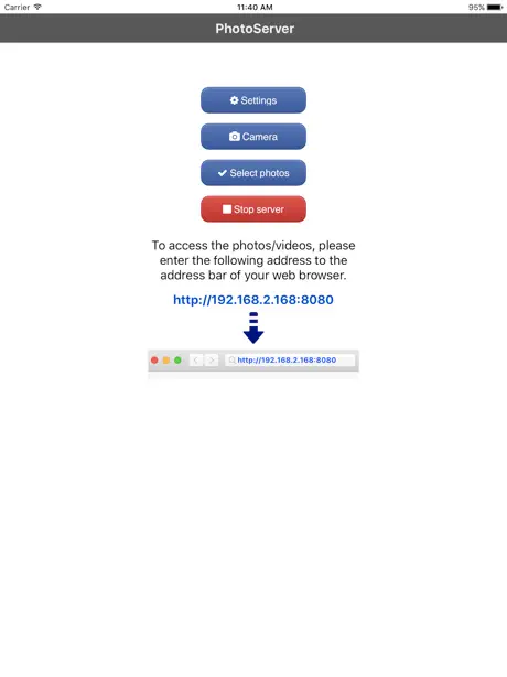 PhotoServer- WiFi photo share