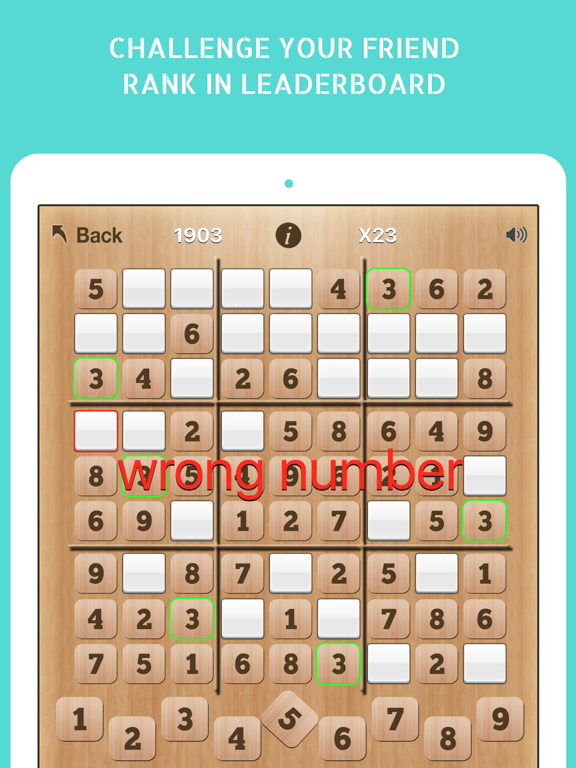 Screenshot #6 pour Sudoku Puzzle Classic Japanese Logic Grid AA Game