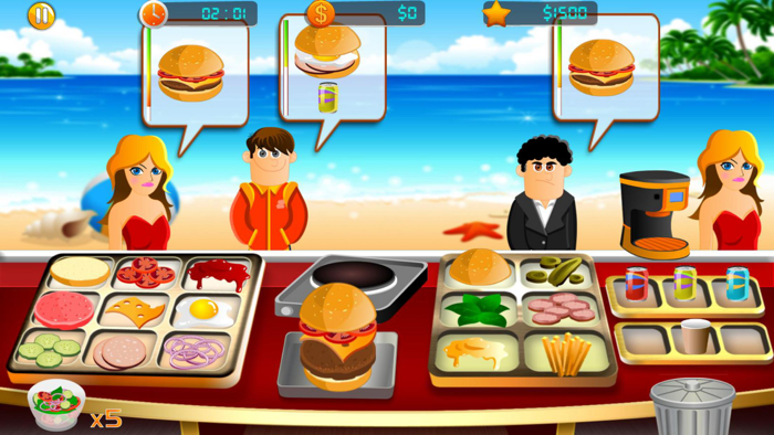 Burger Cooking Restaurant