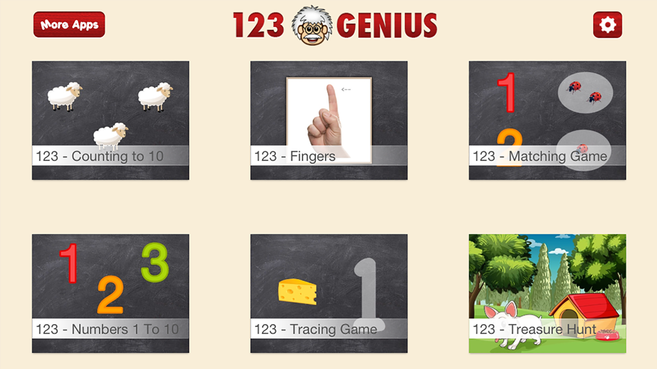123 Genius First Numbers & Counting Game for Kids - 1.2 - (iOS)