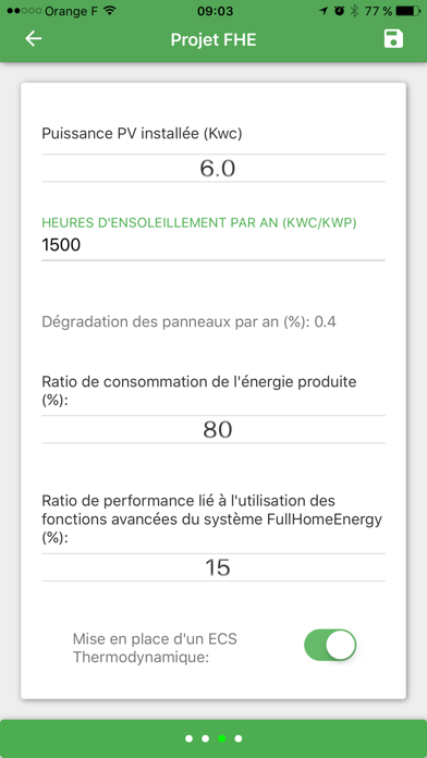 Screenshot #3 pour Simulation Energétique