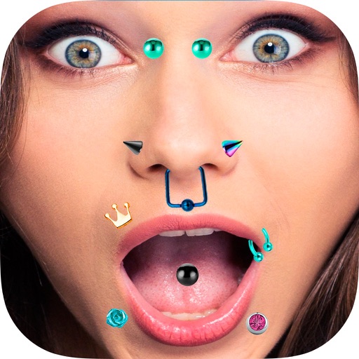 Piercing Photo Editor - Stickers and Beauty Salon icon