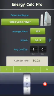 energy calc pro - appliance energy cost calculator iphone screenshot 4