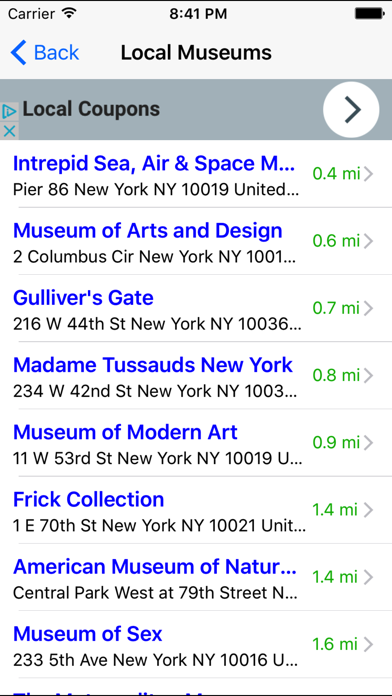 Screenshot #2 pour Museum, Mosque and Nearest Synagogue Finder