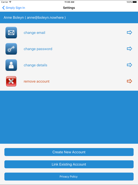 Screenshot #5 pour Simply Sign In