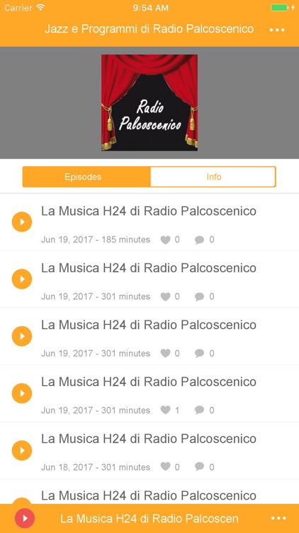 Jazz e Programmi di Radio Palcosenico