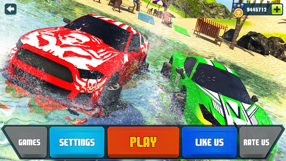 Floating Water Car Driving - Beach Surfing Racing - 1.0 - (iOS)