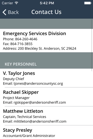 Anderson County Emergency Services Division screenshot 3