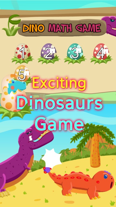 Screenshot #3 pour Fun dinosaur egg math game for children