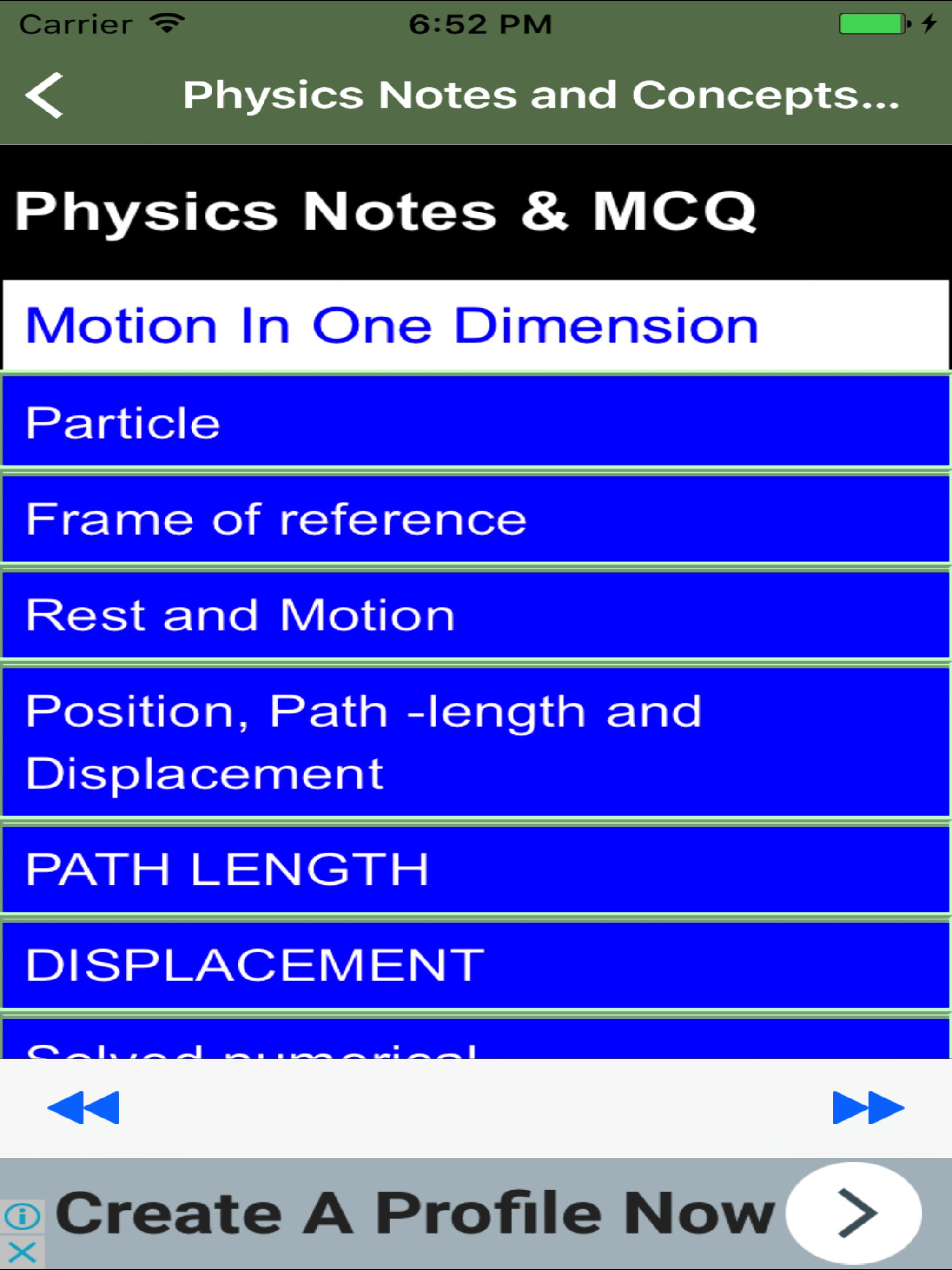 Physics Notes and Concepts with MCQ - Simple Tips screenshot 3