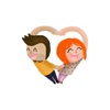 Love and Valentine stickers by meltem for iMessage app icon - Stickers app for iPhone