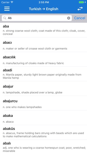 English Turkish Dictionary Offline(圖2)-速報App