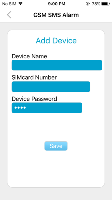 Screenshot #3 pour GSM SMS Alarm