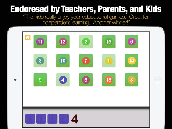 Montessori Counting Board iPad screenshot
