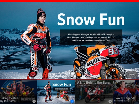 Screenshot #6 pour Honda Racing Magazine