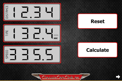 Rally Speed Table Calculator Pro screenshot 4